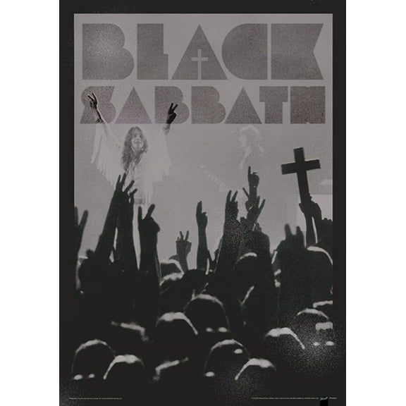 No Author Black Sabbath Music Poster Kunstdruck 30 x 40 cm