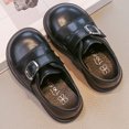 thumbnail image 4 of Dakaela Chaussures Habillées pour Tout-Petits Garçons Filles, Petits Enfants, Uniforme Scolaire, Formel Décontracté, Richelieus, Bout Rond, à Enfiler, Mariage Fête, Mocassins, Ballerines, Noir 13, 4 of 7