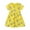 Yellow Flower, variant on Bellafa 100% Cotton Cartoons Applique Jersey Dress For 2-7 Years Little Girls Summer Short Sleeve Dresses 2T Toddler Rainbow Dress