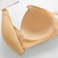 thumbnail image 5 of Swstbby Womens Bras Plus Size, Bras for Women, Woman's Solid Back Buckle Thin Breathable Bra without Steel Rim Beige 44, 5 of 5