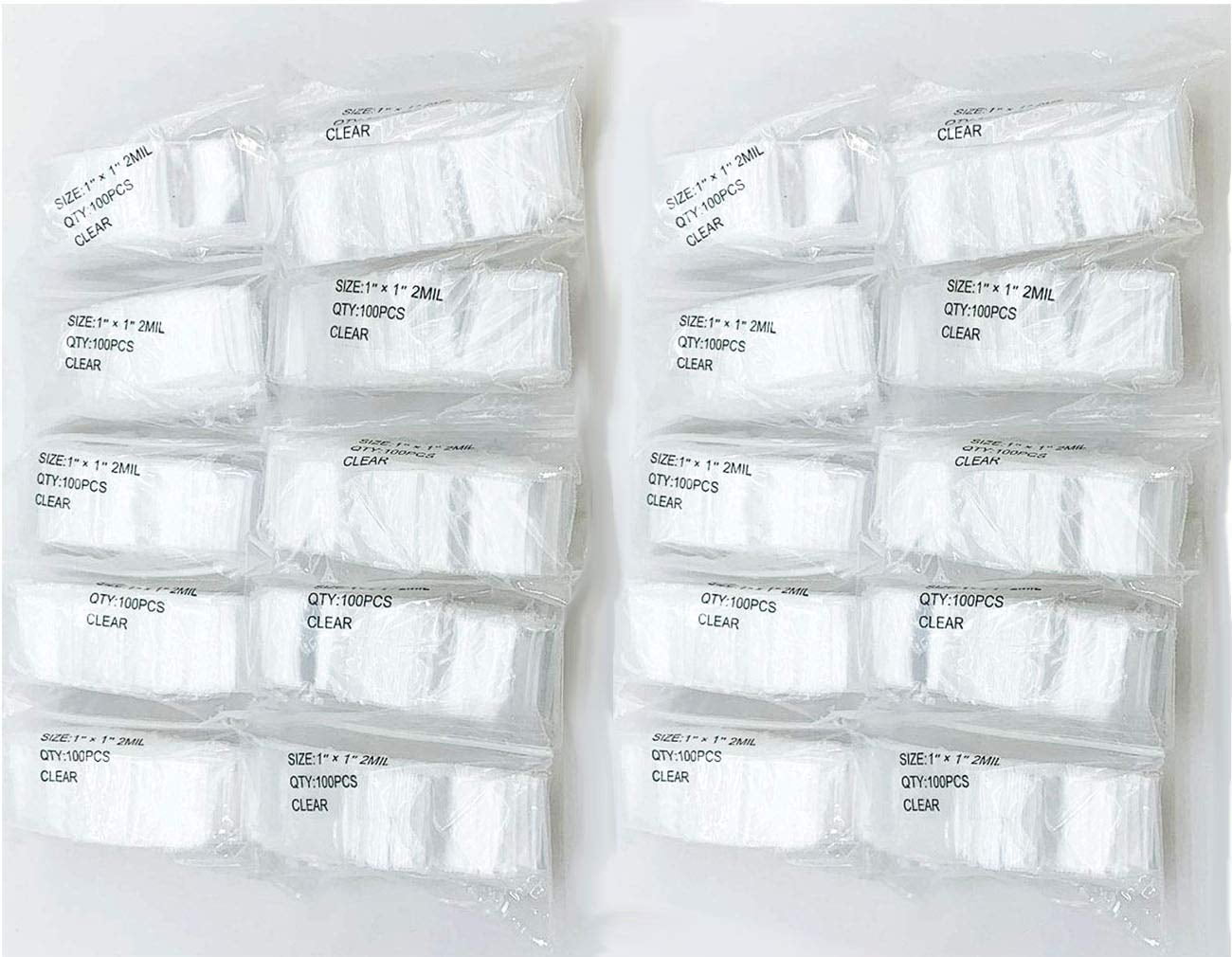 mini plastic zipper bags