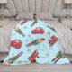 thumbnail image 5 of Manta de forro polar con diseño de cascanueces y camión navideño, suave y acogedora manta de franela con acuarela navideña para adultos, lavable, ligera y difusa, regalo para niñas y niños de 50 x 60, 5 of 6
