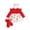 MBJAQP43 Red, variant on UYYX Ropa De Bebe NiñA Baby Girls Flutter Sleeve Cherry Print Ribbed Skirt Romper Set Long Sleeve Spring Newborn Daily(3-6 Months,Red)
