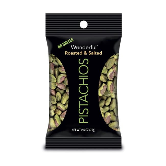 Wonderful Roasted & Salted Pistachios, 2.5 oz