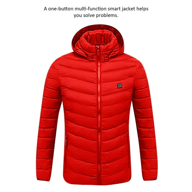 nsendm Womens Coat Adult Female Clothes Womens Zip up Sweatshirt Via Fishing  Skiing Heated For Riding Heated Outdoor Coat Clothing Women's Zippe Fleece  Red Size XL 