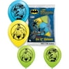 Set of 6 Batman 12" Assorted Color Balloons