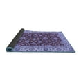 thumbnail image 2 of Ahgly Company Indoor Round Oriental Blue Traditional Area Rugs, 8' Round, 2 of 4