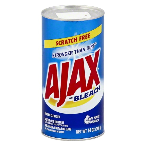 Ajax Powder Cleanser with Bleach 14 Oz Bleach Powder Kitchen Sink Cleaner Multipurpose
