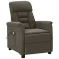 thumbnail image 4 of vidaXL Massage Recliner Massaging Recliner Push Cozy Chair Faux Suede Leather, 4 of 6