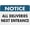 Warning Sign 4, variant on Notice All Persons Using The Pool At Their Own Risk Sign Safe Sign, Signs Outdoor, 8"x12", Sign For Home, Business, Driveway Alert