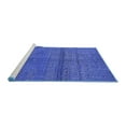 thumbnail image 2 of Ahgly Company Machine Washable Indoor Rectangle Abstract Blue Modern Area Rugs, 8' x 10', 2 of 4