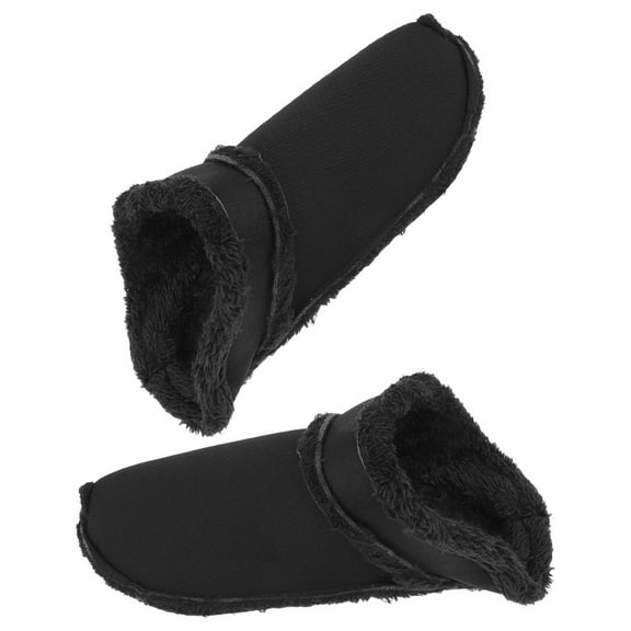 TABLZONE 1 Pair Boot Liners for Women Black Fuzzy Warm Liner for Daily Use in Winter