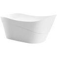 thumbnail image 3 of Anzzi Ftaz094-0052C Kahl 67" Free Standing Acrylic Bathroom Combination Tub - White, 3 of 3