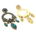 thumbnail image 2 of Large Rhinestone Chandelier Earrings, 2 of 2