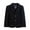 Black, variant on Kids Girls Boys Long Sleeve Blazer Jacket Coat for Wedding Evening Dance Party Dress Suit 2-3 Years Navy