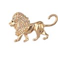 thumbnail image 1 of Minnieouse Broches Animal Pins Zinc Plata Nuevo diseño Moderno Animales Patrón Regalos para hombres Dye Tech Joyería Chal Accesorios Type6 NO6, 1 of 6