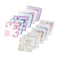 thumbnail image 5 of Womens Handkerchiefs Gift Soft Cotton 12"x12" Colorful Square Pocket Hankies 12pcs, 5 of 8