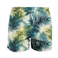 thumbnail image 6 of Men's Swim Trunks Big & Tall Casual Summer Graphic Printed Elastic Waist Drawstring Loose Fit Beach Shorts (XXL, Multicolor), 6 of 6