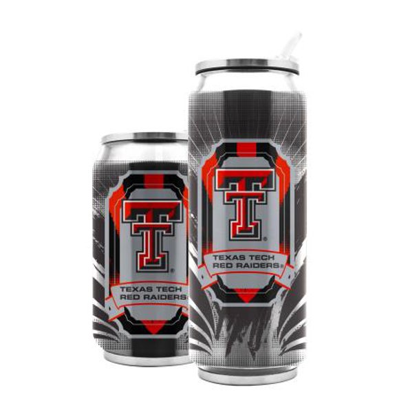 Texas Tech Red Raiders Thermo en Acier Inoxydable - 16.9 Onces