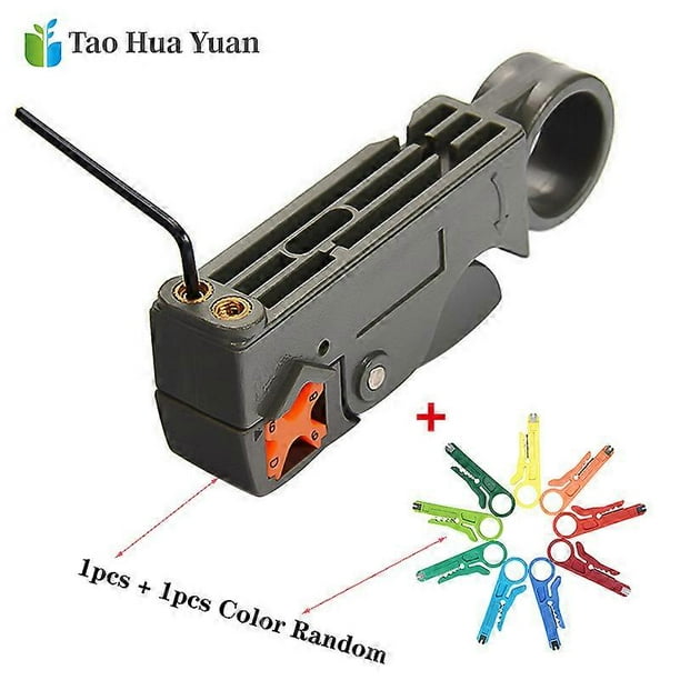 2pcs/set Automatic Stripping Pliers Multifunctional Wire Stripper Wire Cable Tools Stripping Crimping Tool With Hexagon Wrench A