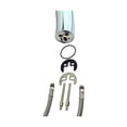 thumbnail image 5 of Tall Waterfall Faucet Bathroom Sink Tap Heavy Cast Brass Chrome Round| Renovators Supply, 5 of 9