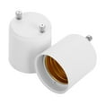 thumbnail image 5 of Soimiss 2Pcs Reliable White Lamp Socket Adapter Simple Install Bulb Converter for Versatile Indoor Light Fixtures, 5 of 7