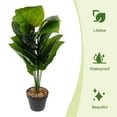 thumbnail image 2 of Monyance artificial plants Artificial Greenery Potted Bonsai for Office Desk(17.72X11.02X5.12Inches), 2 of 10