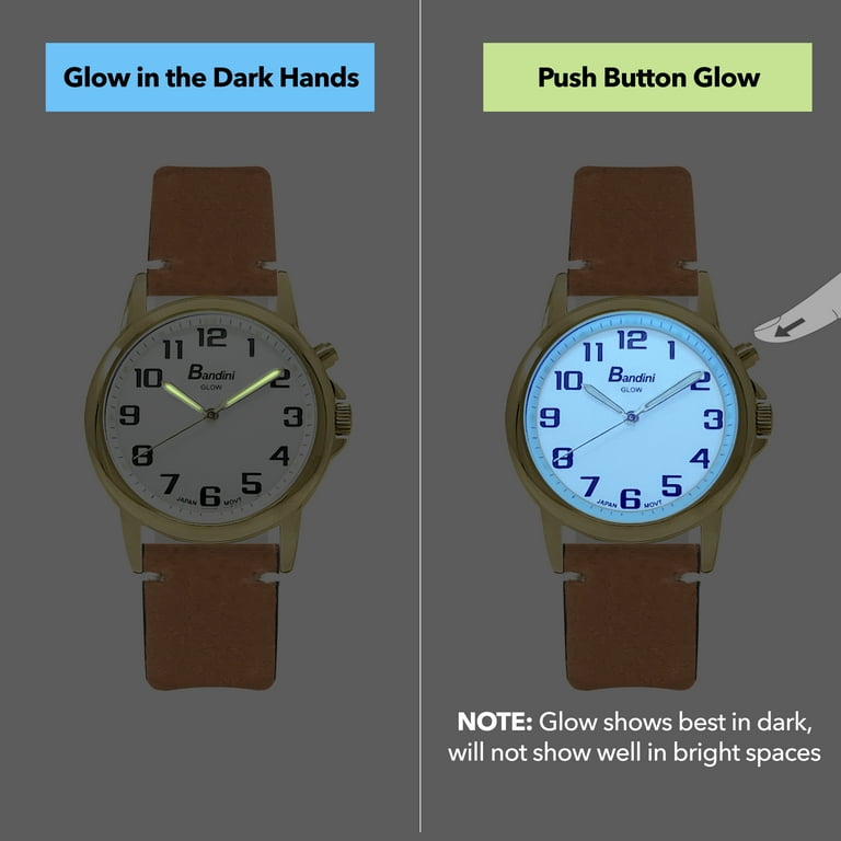 What makes watch hands glow deals