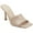 Light Natural, variant on Marc Fisher Womens Danria Faux Leather Open Toe Slip On Shoes