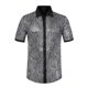 thumbnail image 5 of Camisas metálicas INSPIRE CHIC para hombres, camisa de botones de manga corta de color contrastante, plata 2XL, 5 of 5
