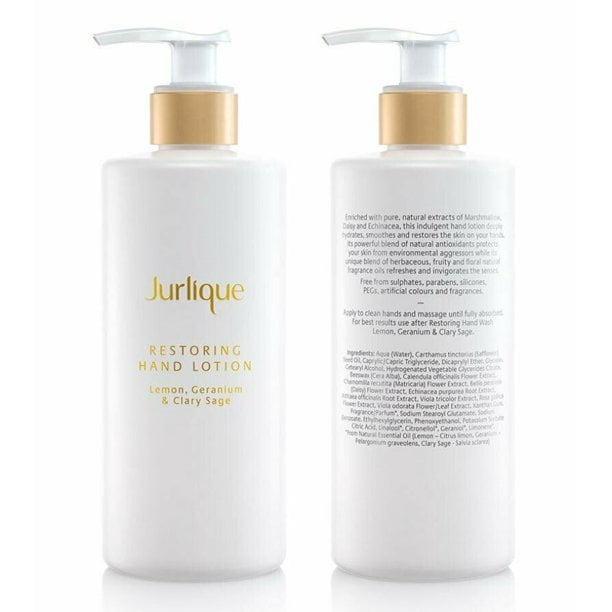 Jurlique Restoring Hand Lotion Lemon, Geranium & Clary Sage 10.1 oz (FREE SHIPPING)
