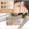 thumbnail image 1 of Fiudx Pegatinas para Uñas de Los Pies Pegatinas para Uñas de Los Pies Pegatinas para Uñas de Diamantes de Imitación Bronceados, 1 of 2