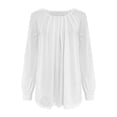 thumbnail image 5 of ICHUANYI Liquidación Blusa de manga larga con cuello redondo para mujer ICHUANYI WER202308256039, 5 of 5