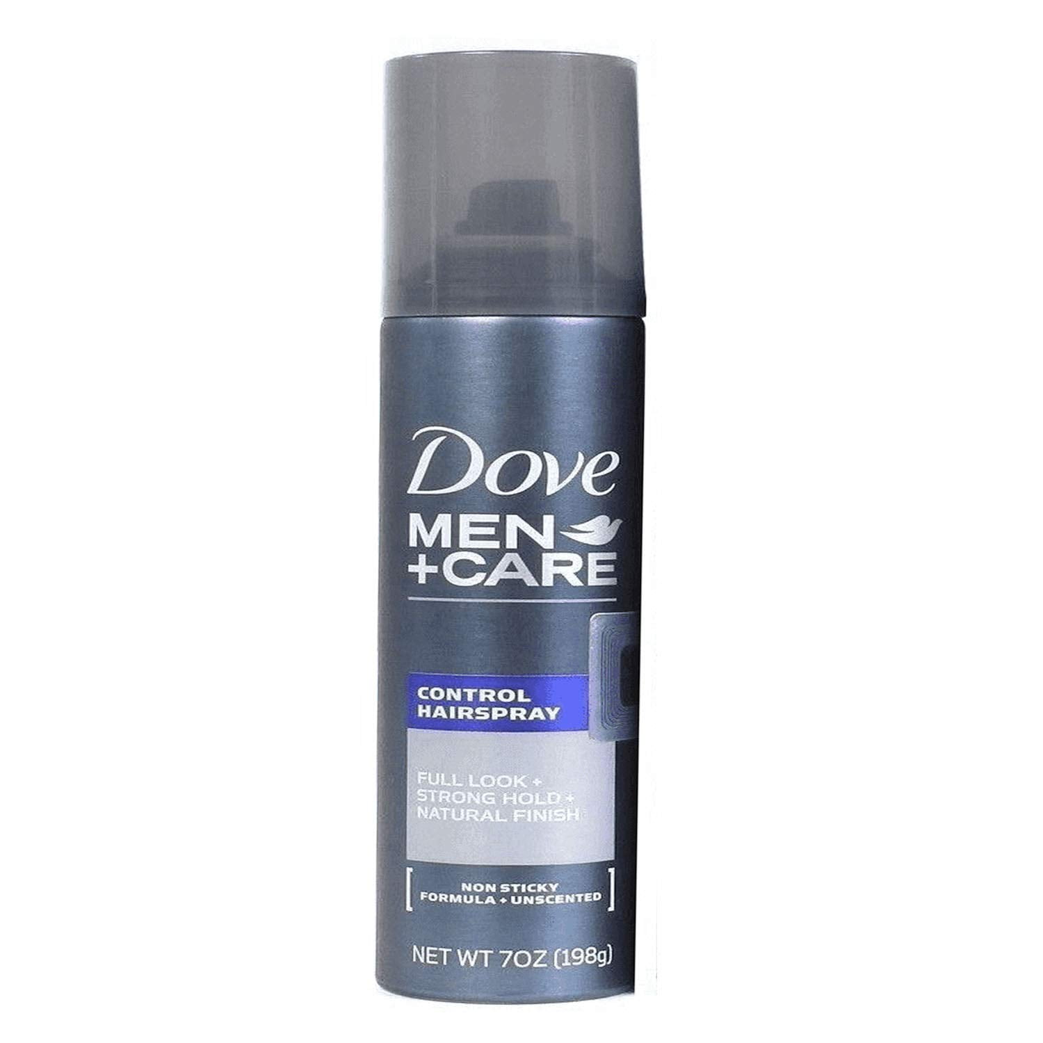Dove Men Care 7oz Control Spray Full Look Strong Hold Natural Finish  Unscented 