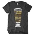 thumbnail image 2 of Utah Breweries Pint Glass T-Shirt - Craft Beer Lover Gift - Brewery Tour Must-Have Dark Heather Large, 2 of 3