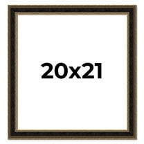 20x21 Frame Gold Antique Vintage Sold Wood Picture Frame | 1.75 Inch Moulding Width | Interior