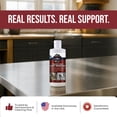 thumbnail image 2 of Stainless Steel Rust Remover & Cleaner - 8.5 oz | NSF Certified | Removes Rust Fast from Sinks, Appliances & Metal, 2 of 10