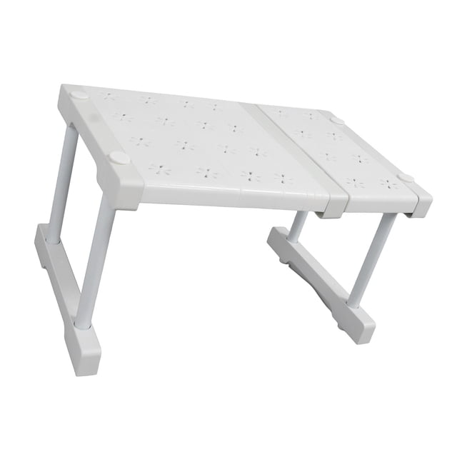 Étagère de Placard Extensible à Tension Réglable avec Design Gain de Place, Adaptée aux Armoires et Garde-Robes, Facile à Installer, Fabriquée en Matériaux Premium
