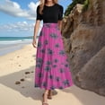 thumbnail image 1 of WILLBEST Vestidos Casuales para Mujer Verano Vestidos Largos Florales para Mujer Verano 2025 Boho Lazo Cinturón Patchwork Cintura Imperio Manga Corta Vestido Maxi Fluido Chica, 1 of 3