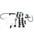 thumbnail image 1 of Kit de herramientas para comprobar la presión del radiador, 33 piezas, kit de sistema de enfriamiento de tipo vacío, juego de cambio de refrigerante de vacío neumático, calidad superior, 1 of 9