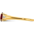thumbnail image 4 of 14K Yellow Gold Garnet And Diamond Ringsize 7 (Width 1.5) - Jbsp, 4 of 5