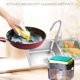 thumbnail image 2 of 1pc Scrub Sponge Dispenser Push Type Liquid Soap Caddy Pump Organizer Kitchen Bathroom Supplies, 2 of 4