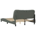 thumbnail image 6 of vidaXL Bed Frame with Headboard Mattress Foundation Bedroom Furniture Fabric, 6 of 11