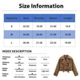 thumbnail image 2 of Wutalume Women's Fashion Long Sleeved Solid Color Double Layer Collar Soft Coat, Belted Short Trench Jacket for Casual and Office Wear in All Seasons,Light Brown M, 2 of 3
