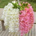 thumbnail image 1 of Cadena de simulación de flores falsas para decoración de bodas, flores de vid, flores de seda, flores de techo, glicina, lila, flores colgantes de pared, 1 of 4