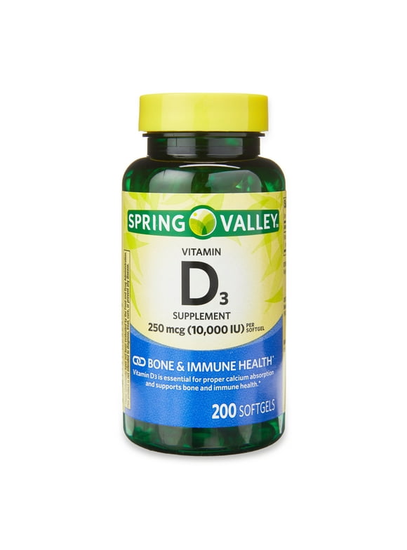 Spring Valley Vitamin D in Spring Valley Vitamins A to Z - Walmart.com