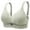 Green, variant on Women's Adjustable Breathable Top Bra Without Steel Ring Red 36