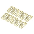 thumbnail image 5 of Clips de Papier d'Or, 50 Pcs Trombones Mini Trombones en Métal Trombones Caractéristiques de Pointe, 5 of 5