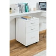 thumbnail image 2 of Office File Cabinet 3 Drawer Chest with Rolling Casters, 2 of 6