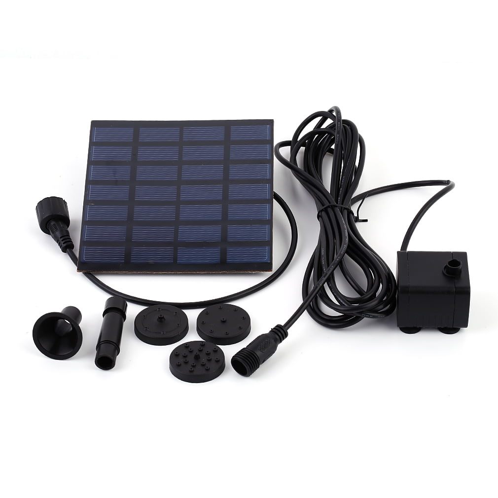 2017 Solar Power Panel Water Pump Kit Fountain Garden Pool Pond Plants Watering by Generic